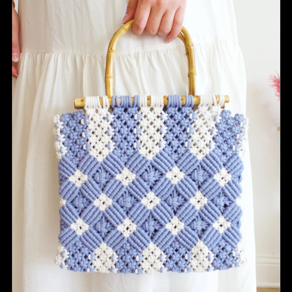 Zara Macrame Shopper Bag